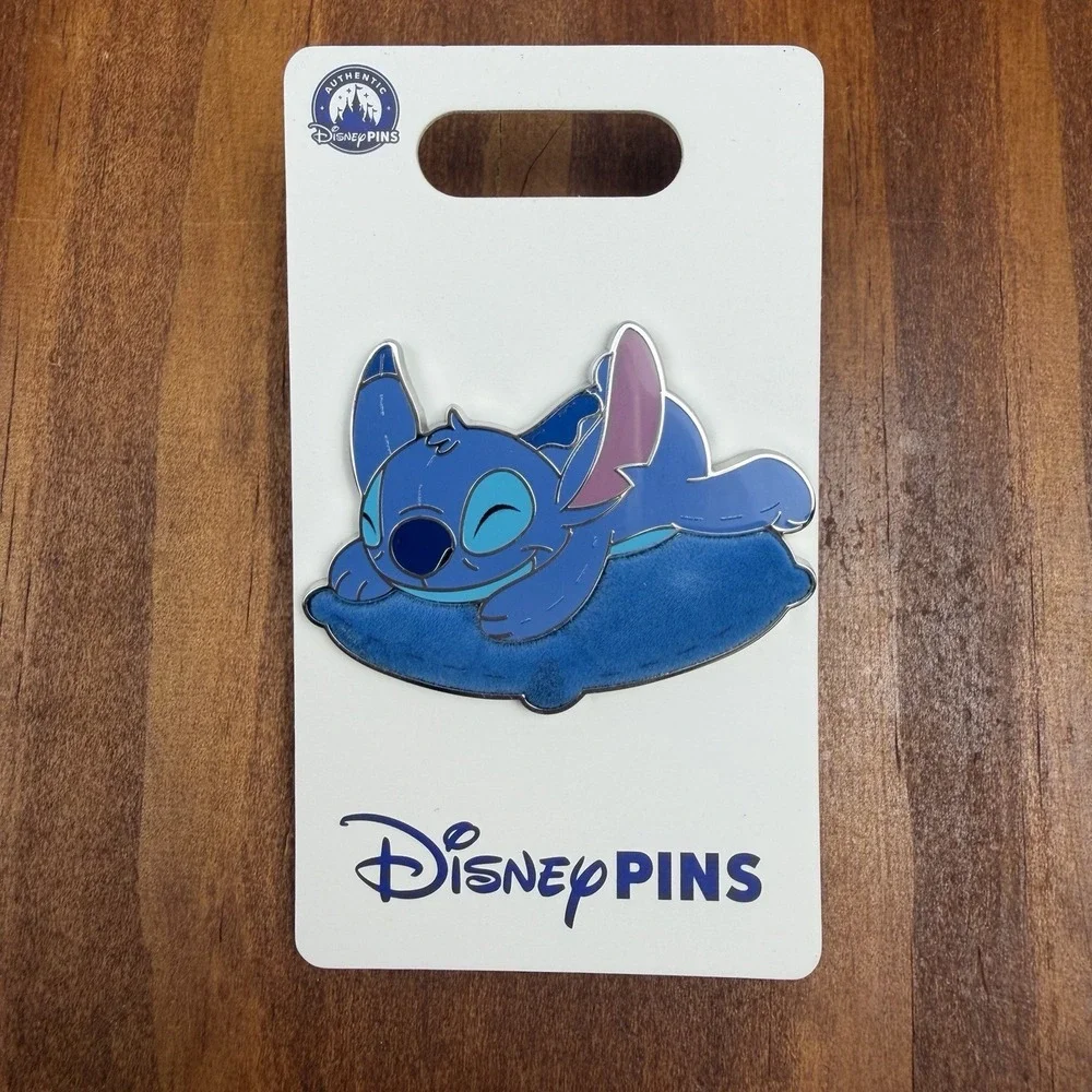 2026‎ Disney Parks Stitch Napping Sleeping Pillow OE Pin